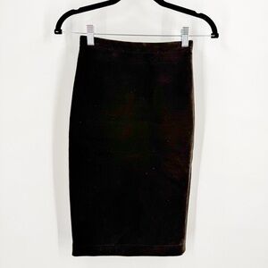 BCBGMaxAzria Elegant Black A-Line Skirt